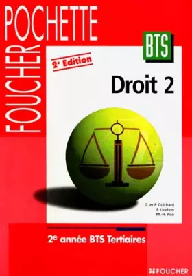 Couverture du produit · Droit Bts Tertiaires 2eme Annee. 2eme Edition