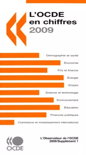 Couverture du produit · L'OCDE en chiffres 2009
