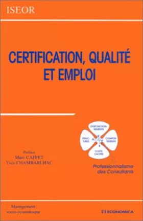 Couverture du produit · Certification, qualité et emploi