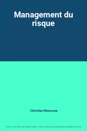 Couverture du produit · Management du risque