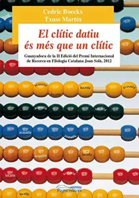 Couverture du produit · El clític datiu és més que un clític (Sèrie Estudis)