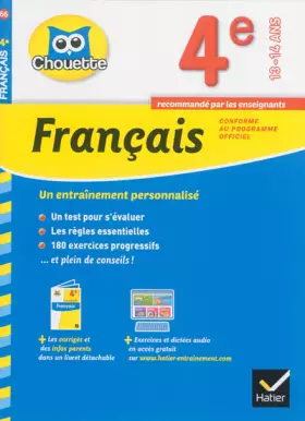 Couverture du produit · Français 4e: cahier de révision et d'entraînement