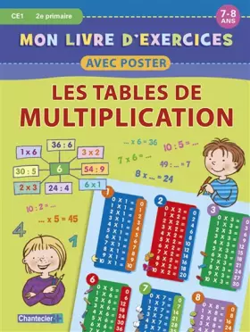 Couverture du produit · LIVRE D'EXERCICES AVEC POSTER - LES TABLES DE MULTIPLICATION