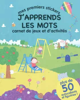 Couverture du produit · Mes premiers stickers, J'apprends les mots: Carnet de jeux et d'activités