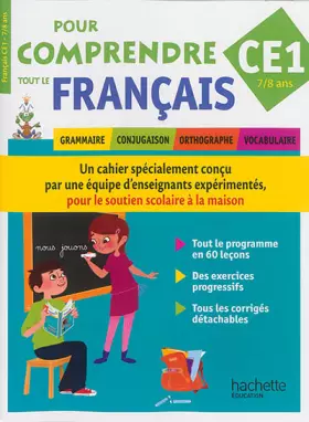 Couverture du produit · Pour comprendre tout le français CE1: Grammaire, conjugaison, orthographe, vocabulaire