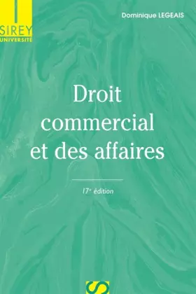 Couverture du produit · Droit commercial et des affaires