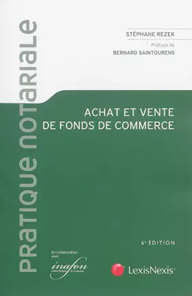 Couverture du produit · Achat et vente de fonds de commerce