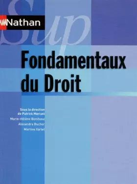 Couverture du produit · Fondamentaux du Droit - Collection Nathan Sup
