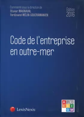 Couverture du produit · code de l entreprise en outre mer 2016
