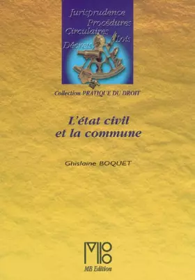 Couverture du produit · L'Etat civil et la commune