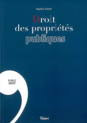 Couverture du produit · Droit des propriétés publiques