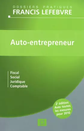 Couverture du produit · Auto-entrepreneur