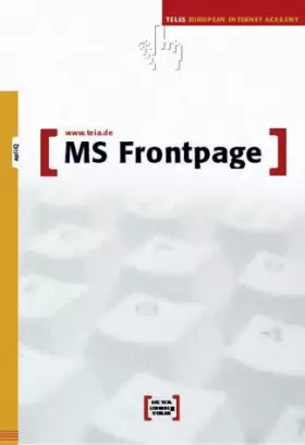 Couverture du produit · MS FrontPage