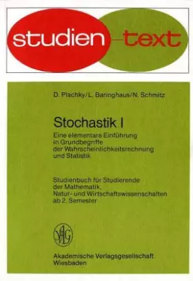 Couverture du produit · Stochastik 1 - Eine elementare Einführung in Grundbegriffe der Wahrscheinlichkeitsrechnung und Statistik