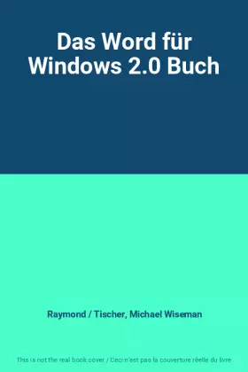 Couverture du produit · Das Word für Windows 2.0 Buch
