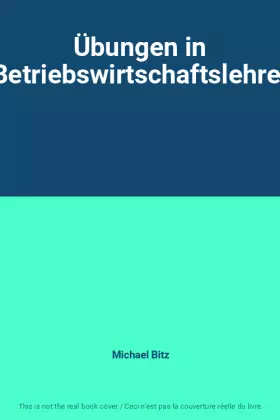 Couverture du produit · Übungen in Betriebswirtschaftslehre.