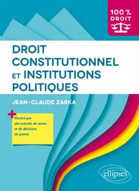 Couverture du produit · Droit constitutionnel et institutions politiques