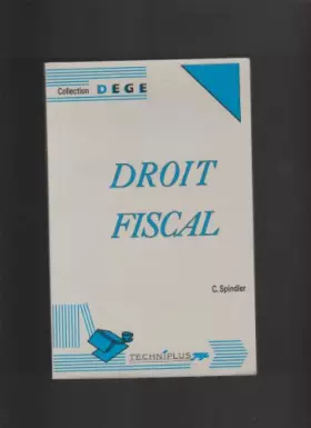 Couverture du produit · Droit fiscal