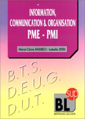 Couverture du produit · Information, communication et organisation dans les PME-PMI