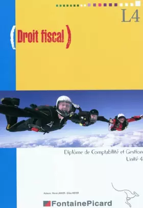 Couverture du produit · Droit fiscal DCG 4