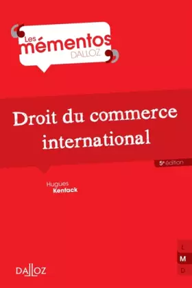 Couverture du produit · Droit du commerce international - 5e éd.