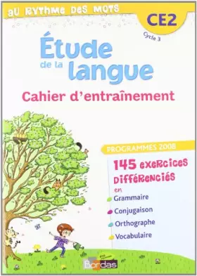 Couverture du produit · Au rythme des mots CE2 &x2022 Cahier d'exercices
