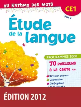 Couverture du produit · Au rythme des mots CE1  Manuel de l'élève