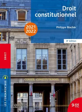 Couverture du produit · Fondamentaux - Droit constitutionnel 2021-2022