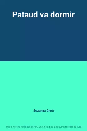 Couverture du produit · Pataud va dormir