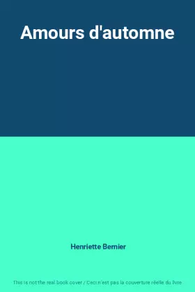Couverture du produit · Amours d'automne