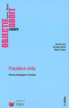 Couverture du produit · Procédure civile : Manuel pédagogique et pratique