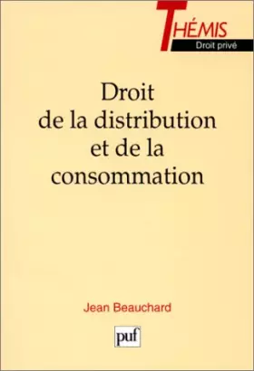 Couverture du produit · Droit de la distribution et de la consommation
