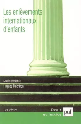 Couverture du produit · Les enlèvements internationaux d'enfants