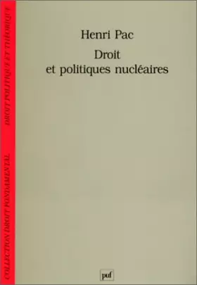 Couverture du produit · Droit et politiques nucléaires