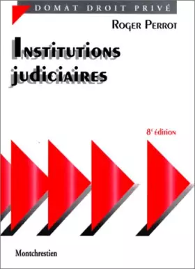 Couverture du produit · Institutions judiciaires, 8e édition
