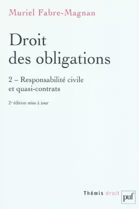 Couverture du produit · Droit des obligations. Tome 2