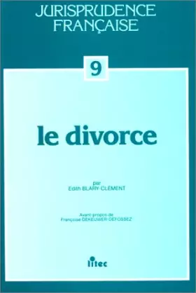 Couverture du produit · Le divorce, 1re édition (ancienne édition)