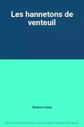 Couverture du produit · Les hannetons de venteuil