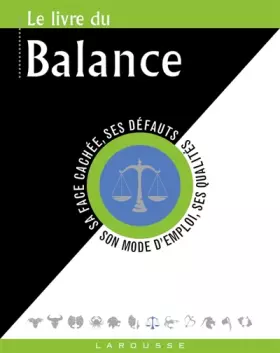 Couverture du produit · Le livre de la Balance