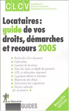 Couverture du produit · Locataires : guide de vos droits, démarches et recours