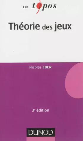 Couverture du produit · Théorie des jeux - 3ème édition