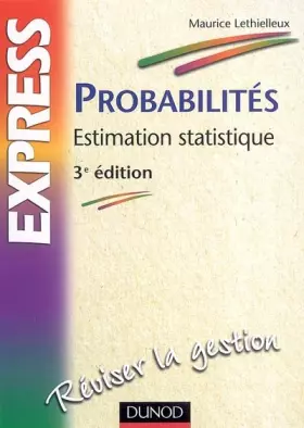 Couverture du produit · Probabilités : Estimation statistique