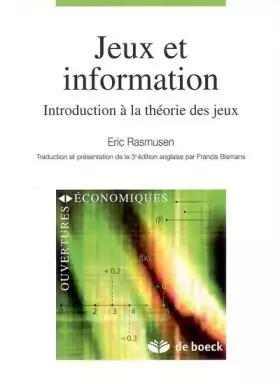 Couverture du produit · Jeux et information : Introduction à la théorie des jeux
