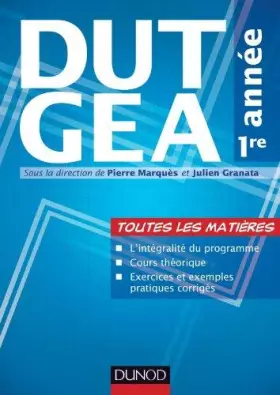 Couverture du produit · DUT GEA 1re année - Toutes les matières