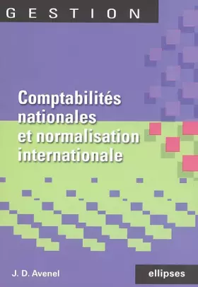 Couverture du produit · Comptabilités nationales et normalisation comptable internationale