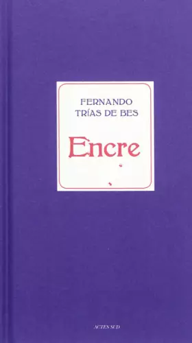 Couverture du produit · Encre
