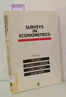 Couverture du produit · SURVEYS IN ECONOMETRICS