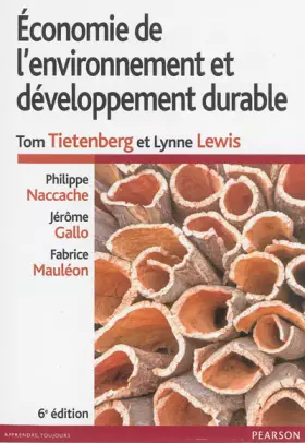 Couverture du produit · Economie de l'environnement et du développement durable