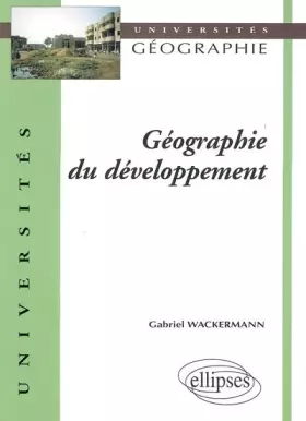 Couverture du produit · Géographie du développement