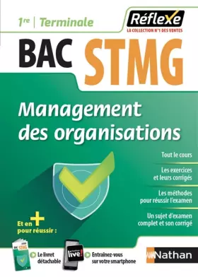 Couverture du produit · Management des organisations - 1ère/Term STMG (Guide Réflexe N°89) - 2018